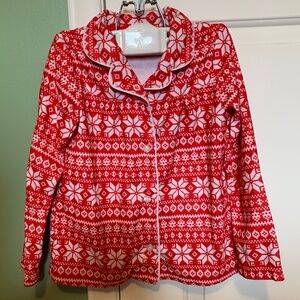 Kids red fleece pajama top by Carter’s